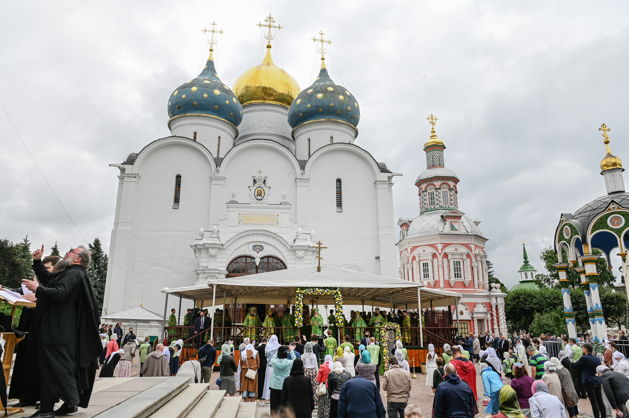 Предстоятель Русской Православной Церкви почтил память первого игумена  Троице-Сергиевой обители